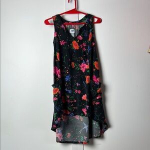 Old Navy Kids Black and Red High Low Summer Sundress